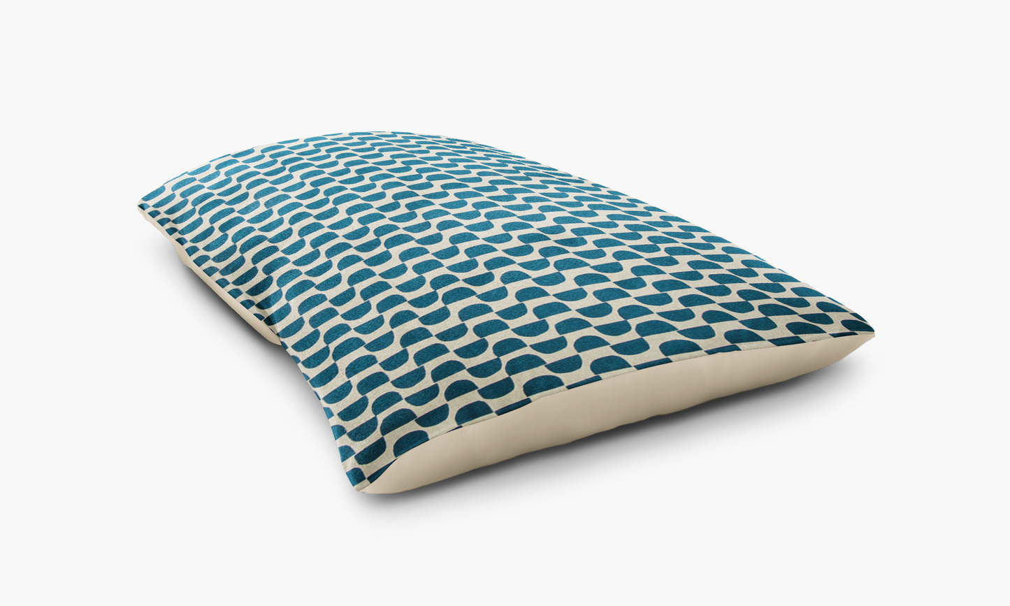 THE MILO TEAL DOG BED