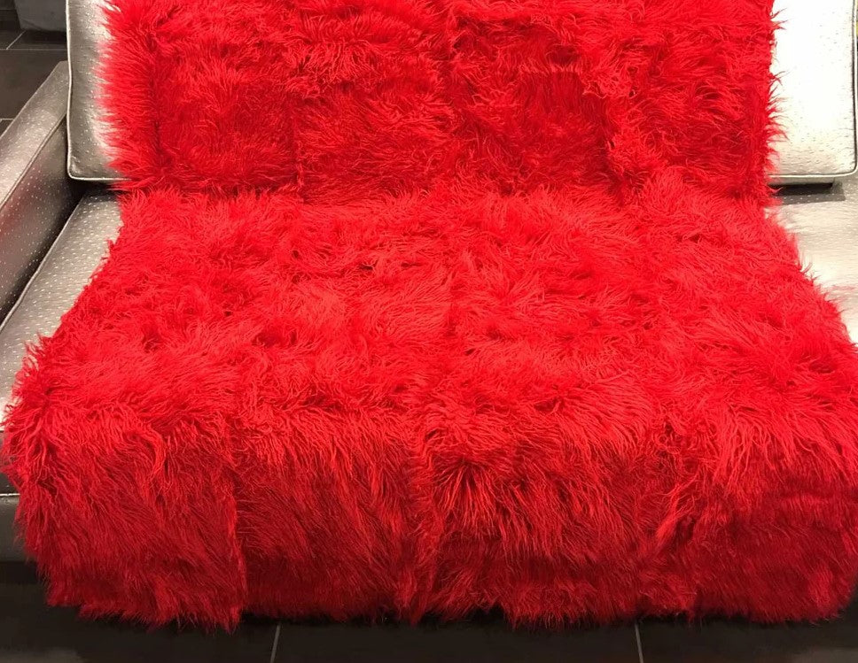 LUXE FAUX FUR THROW