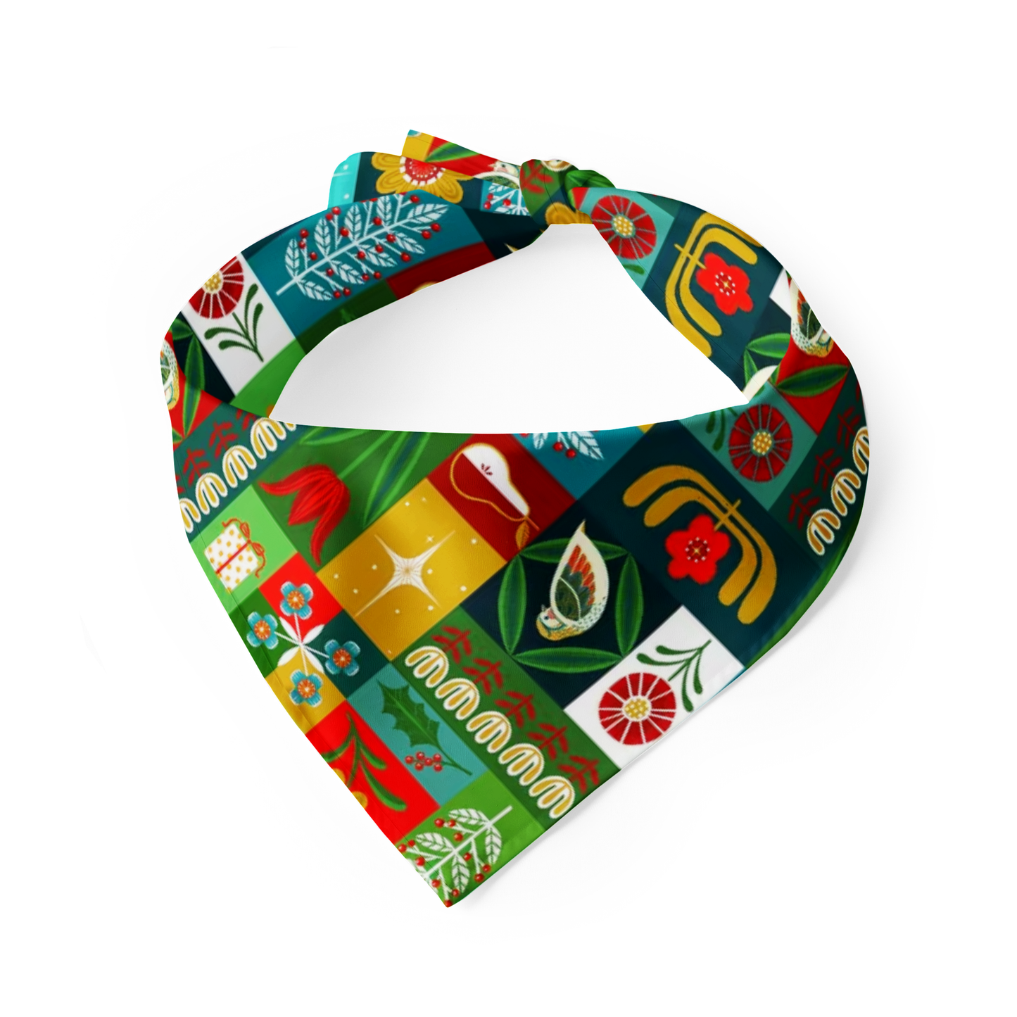 Twelve Tails of Christmas Dog Bandana